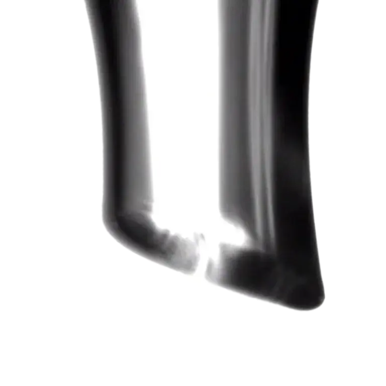 Laser cleaved optical fiber tapered