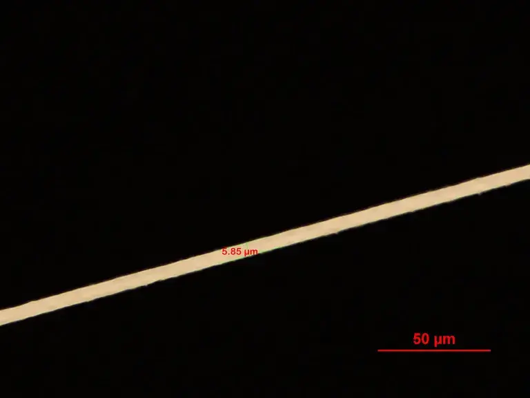Spectrometer slit at 5 microns