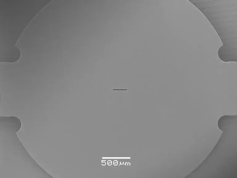 Spectrometer slit at 500 microns